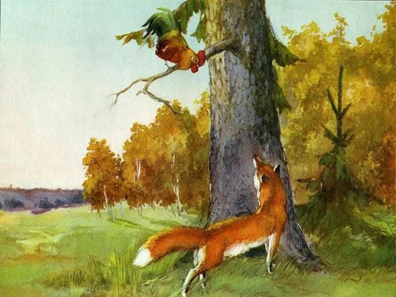 Петух собака и лиса сказка. Лиса исповедница. лиса исповедница сказка. собака петух и лиса ушинский.