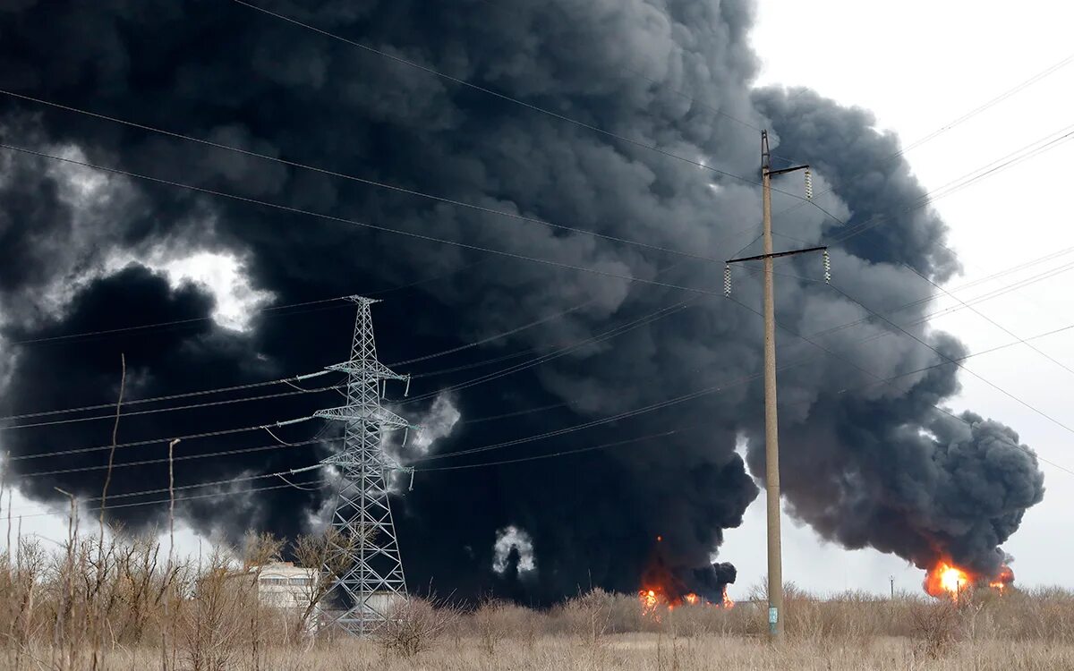 Удар по нефтебазе сегодня