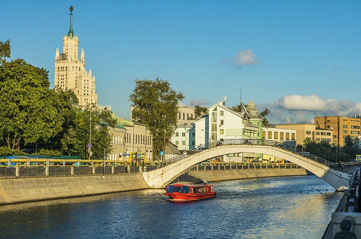 Набережные москвы для прогулок