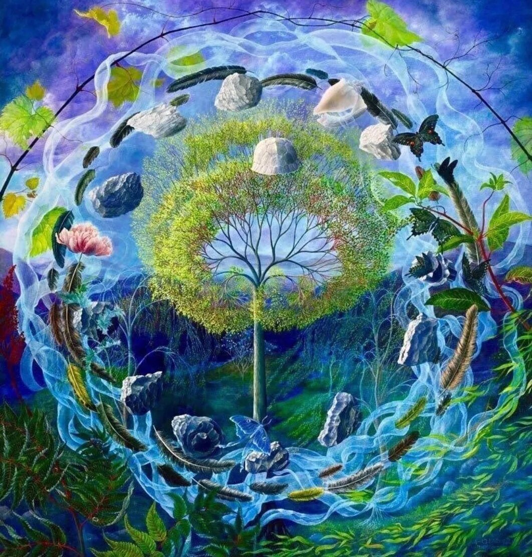 Все мы живем природе. Художник Рэйчел Клирфилд. Гармония природы. Единство с природой. Гармония с миром.
