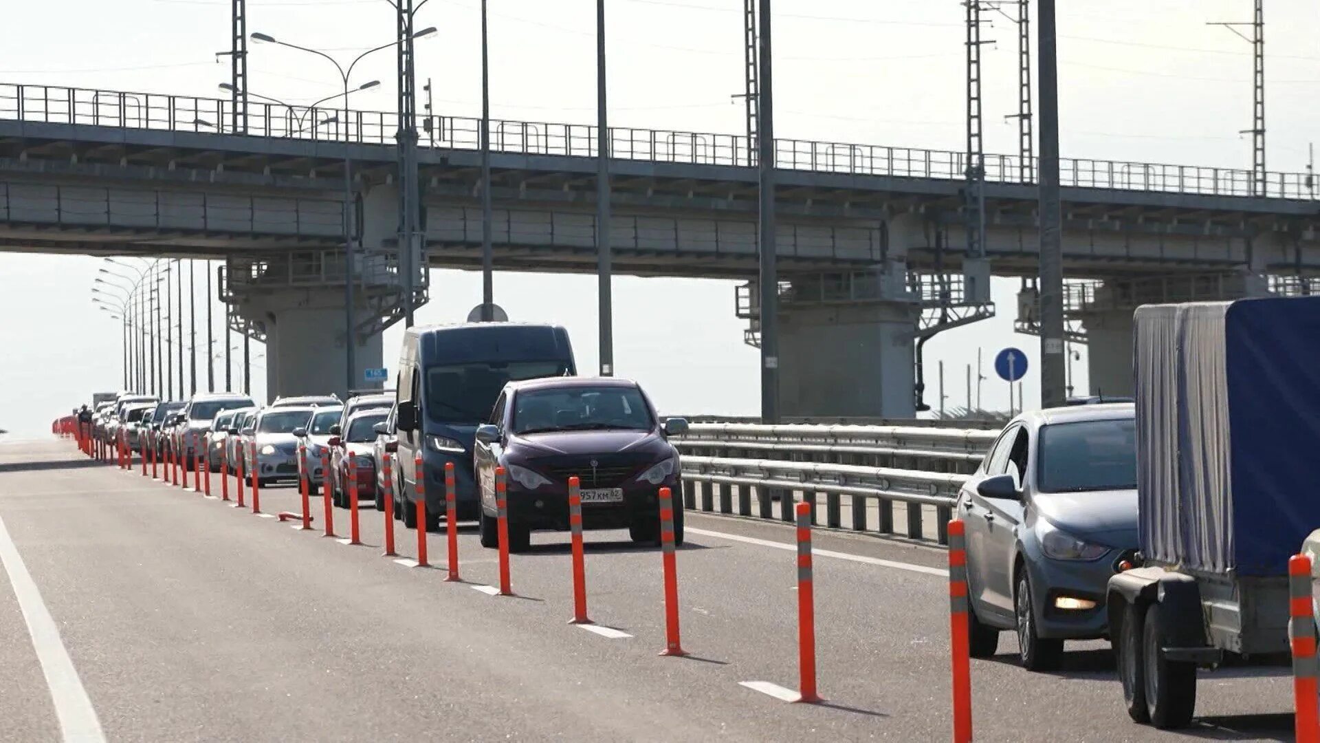 Крымский мост краснодар на машине