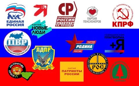 Официальные сайты российских партий