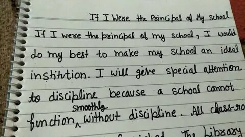 At school writing essays was a real