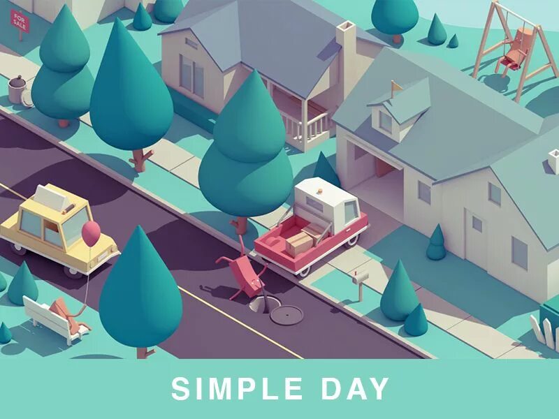 Simple days game. Лоу Поли изометрия. Лоу Поли город изометрия. Изометрический дизайн. Изометрия 3д.