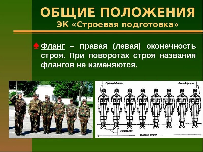 Первый в строю как называется