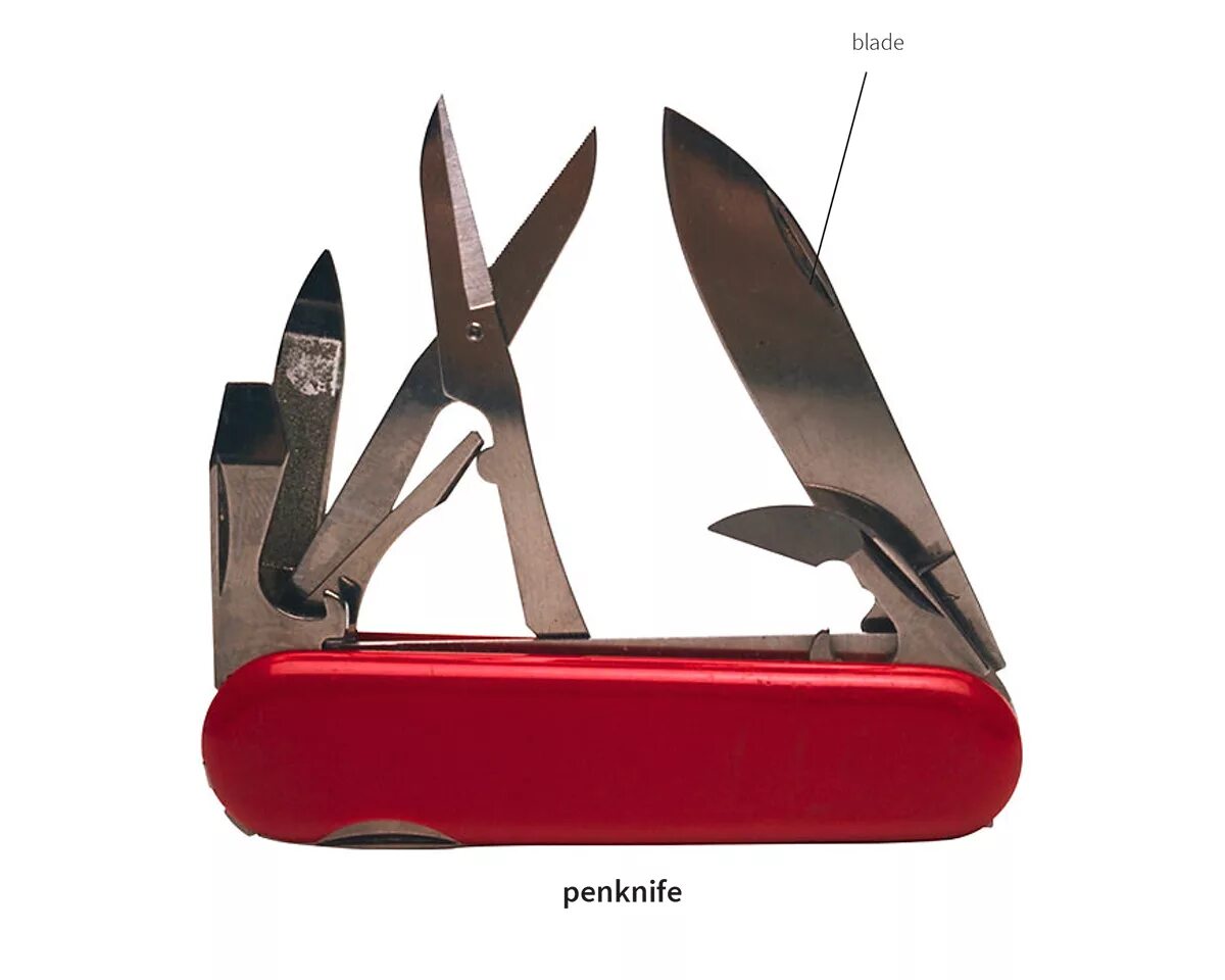 Нож на вб. Penknife. Швейцарский нож на белом фоне. Pen Knife. A penknife карточка.