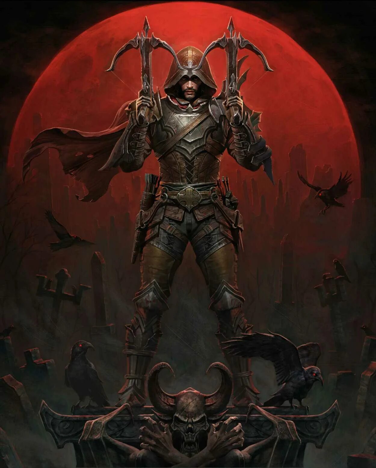 Демоны на завтрак. Демон Хантер диабло иммортал. Diablo 3 Immortal. Дьябло охотник на демонов. Diablo Immortal Demon Hunter Art.