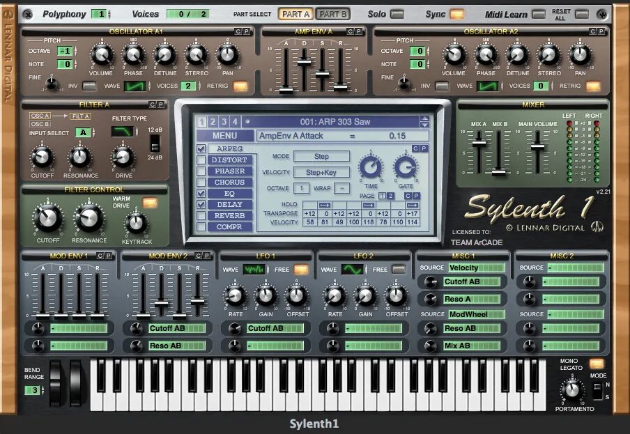 VST синтезаторы для FL Studio. Синтезатор sylenth1. LENNARDIGITAL - sylenth1. Sylenth1 2.2.1.1. Voice vst