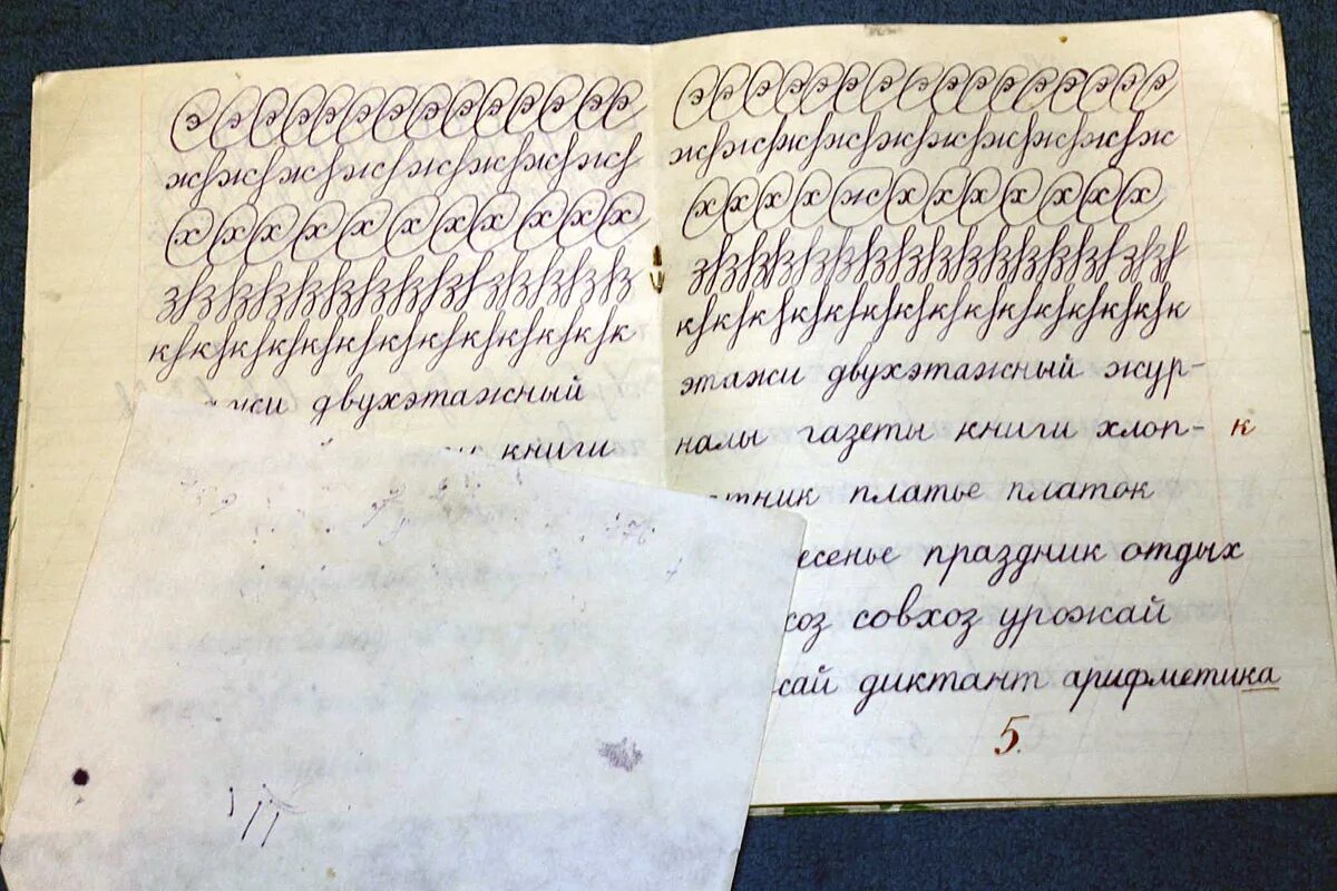 Промокательная бумага в тетради. Промокашка в тетради. Почерк в Советской тетради. Школьная тетрадь с промокашкой.