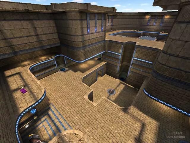 Карты q3 2023. Quake 3 Deathmatch. Quake dm4. Quake карта с бассейном. Карты квейк 3.