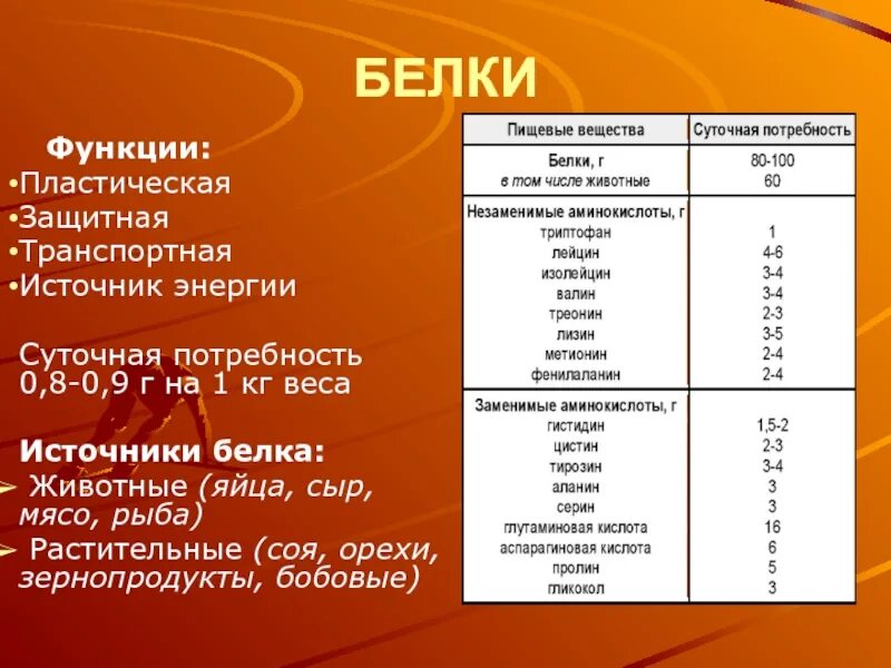 Г на 1 кг веса. Белки суточная потребность биохимия. Белки суточная потребность источники. Суточная потребность в белке взрослого. Потребность человека в белке.