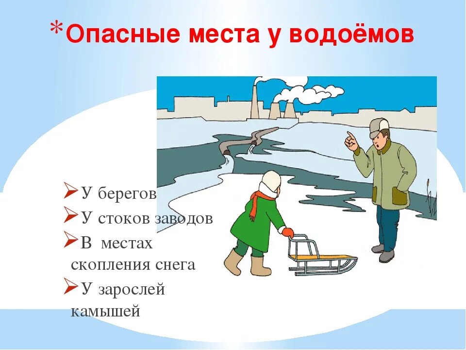 Безопасность весной для детей картинки. Опасные места на водоеме зимой. Опасность на водоемах зимой. Безопасность на водоемах весной. Опасность на льду для детей.