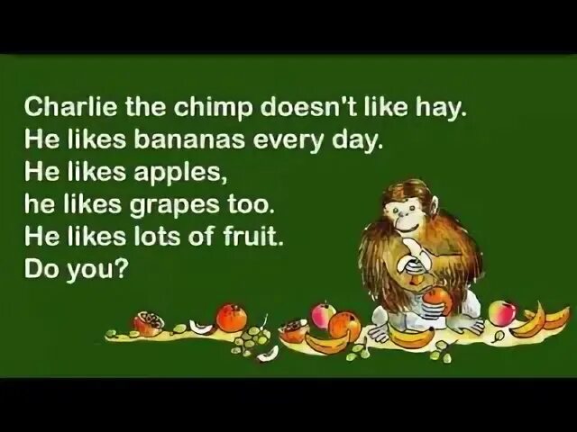 Does she like apples. He likes apples..