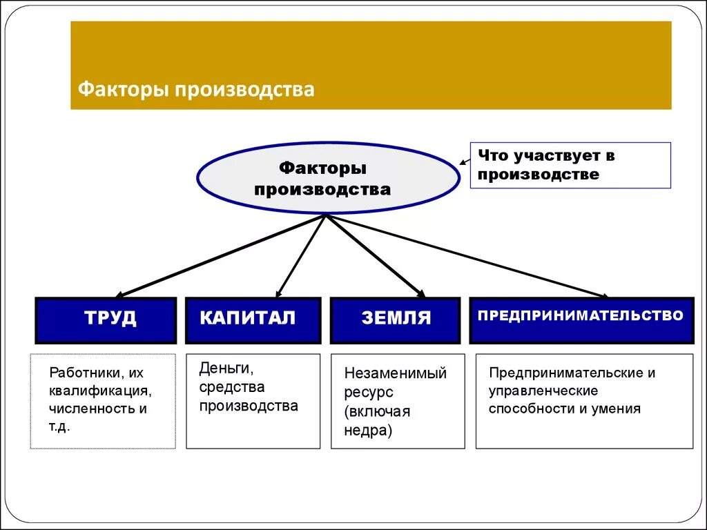 Капитал труд какая сфера. Факторы производства схема. Перечислите факторы производства. Факторы производства в экономике схема. Основные факторы производства схема.