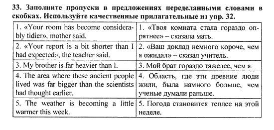 Английский 10 класс стр 32. Заполните пропуски в предложениях, используя слова в скобках.. Enjoy English 10 тексты. Письмо погоду на английском для 5 класса. Гдз по английскому языку 10 класс биболетова.