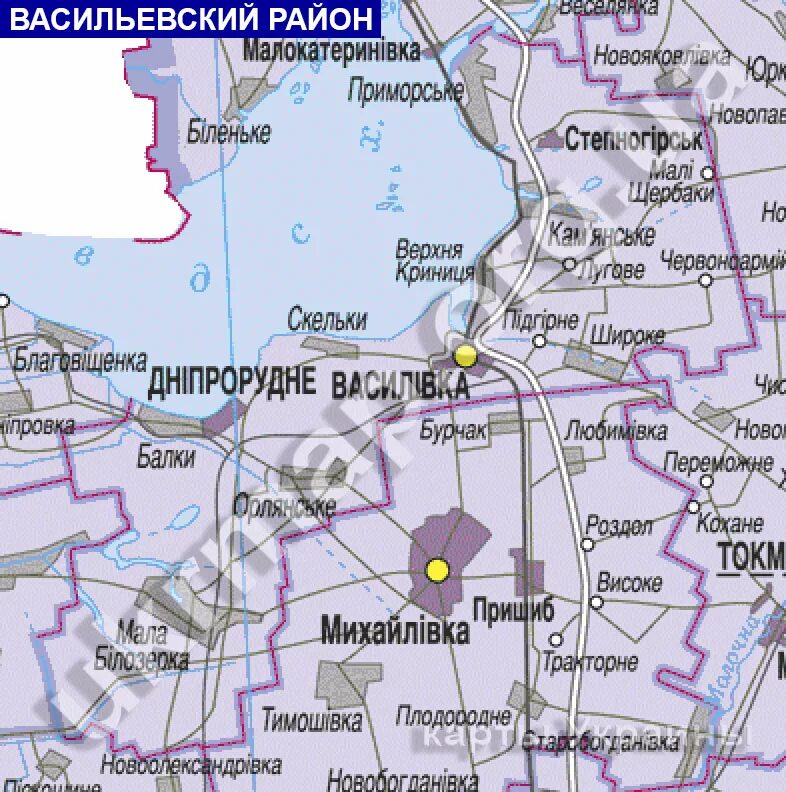 Мирное запорожская область на карте украины. Васильевский район Запорожской области на карте. Карта Васильевского района Запорожской обл. Запорожская область Васильевский район пгт Михайловка. Васильевский район карта.