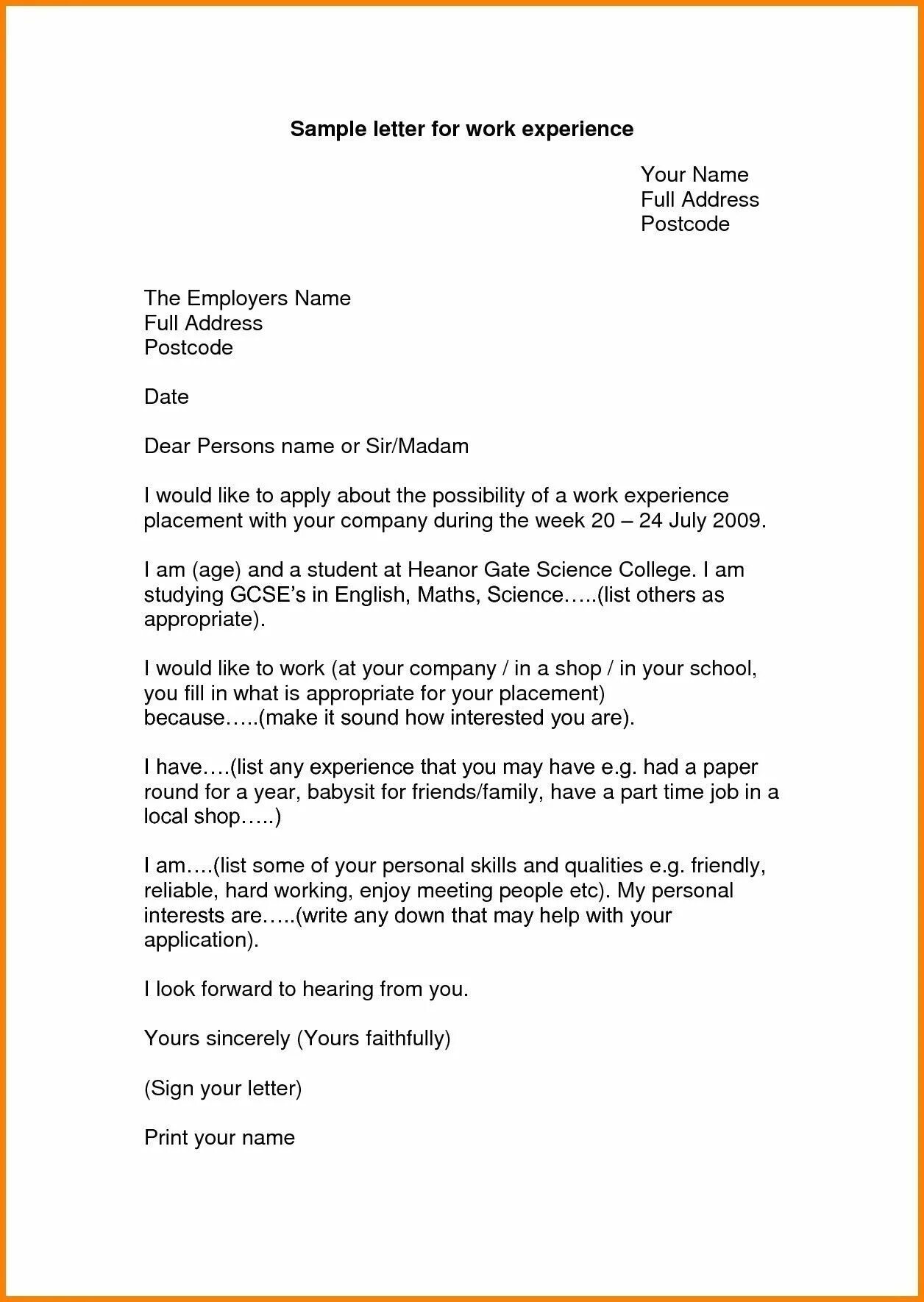 Work experience examples. Work application letter. work experience letter. work experience letter примеры. experience letter sample.