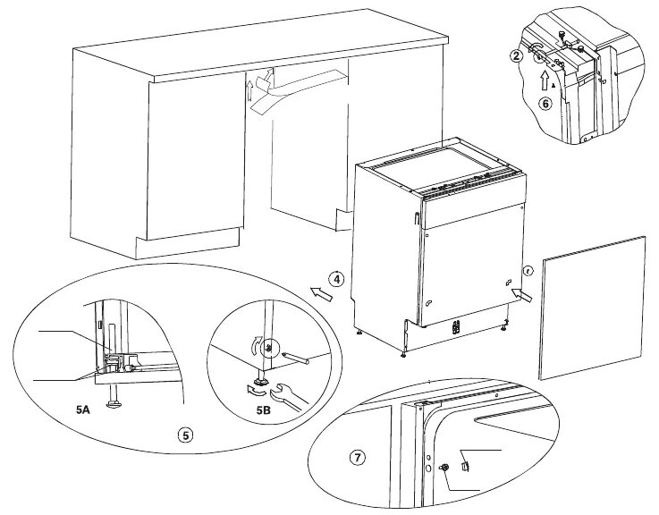 Как крепится посудомойка. Посудомойка Bosch крепление фасада. Регулировка дверцы встроенной посудомоечной машины Bosch. Регулировка дверцы посудомоечной машины Electrolux. Схема установки фасада на посудомоечную машину Электролюкс.
