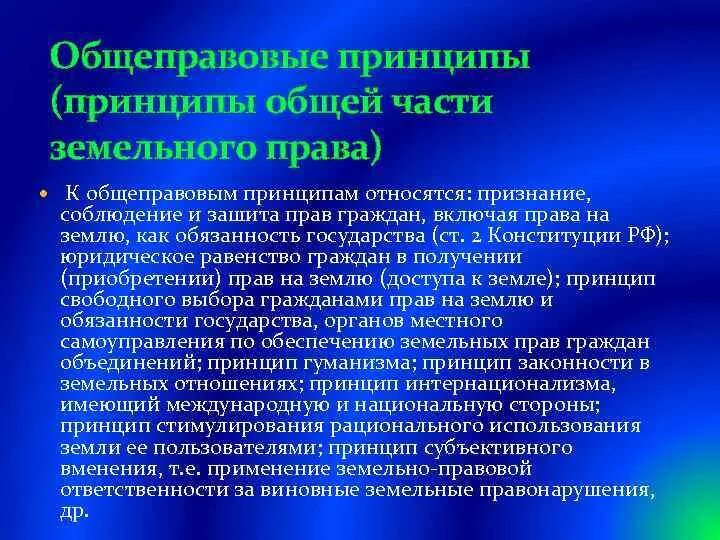 Общеправовым принципом является. К общеправовым принципам относится.