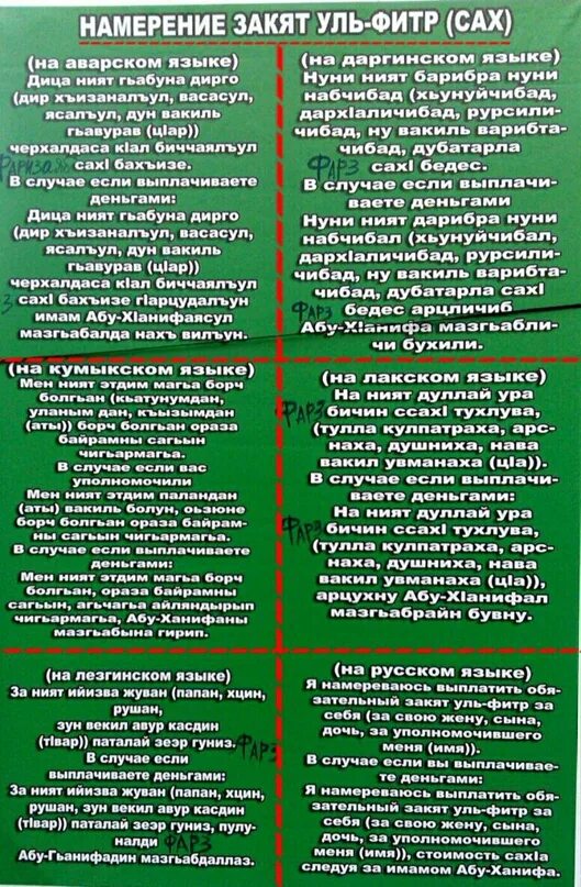 Ният на аварском языке. Намерение на закятуль Фитр. Закят Аль Фитр намерение на аварском языке. Намерение на закят уль Фитр. Намерение на аварском языке закят.