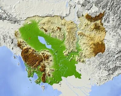Рельеф камбоджи