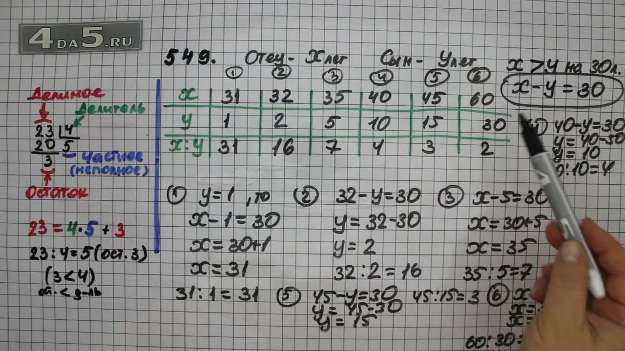 5.549 математика 5 класс 2 часть стр