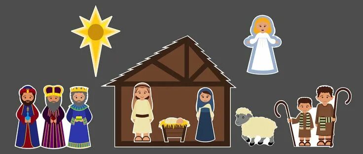 Картинки для вертепа распечатать Presepe da colorare Presepe, Preghiera per bambini, Set di presepi