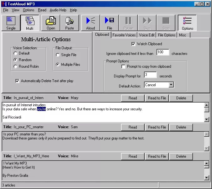 Программа v 3. TEXTALOUD. TTS mp3. Mp3 to txt.