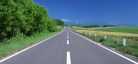 Гладкая ровная дорога