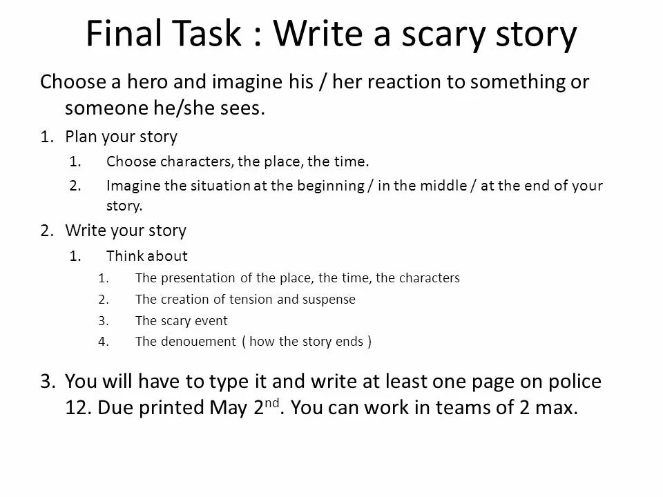 Final task
