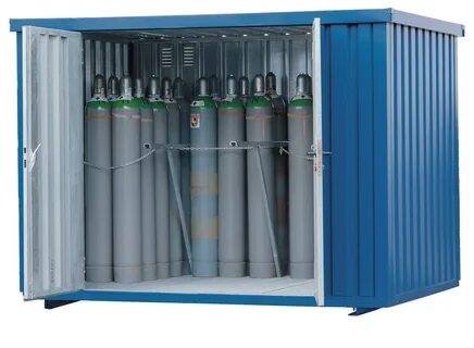 Хранение газовых баллонов
