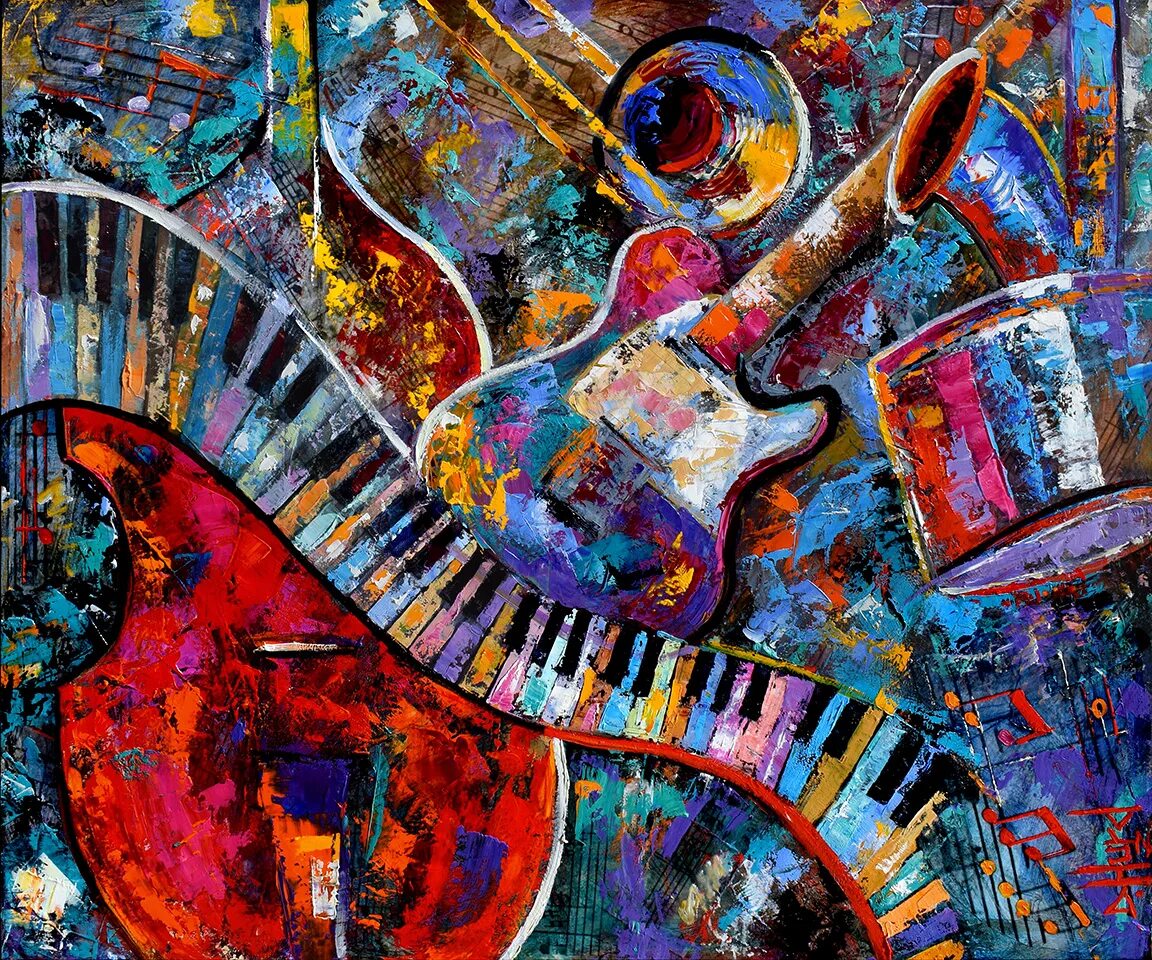Music painting. Музыкальные инструменты арт. Картина музыка. Музыкальные картины маслом. Музыкальные инструменты в стиле абстракционизм.