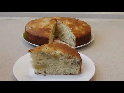 Банановый пирог в духовке простой быстрый рецепт