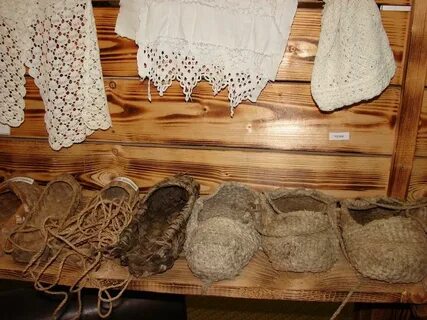 В суражском уезде носили лапти
