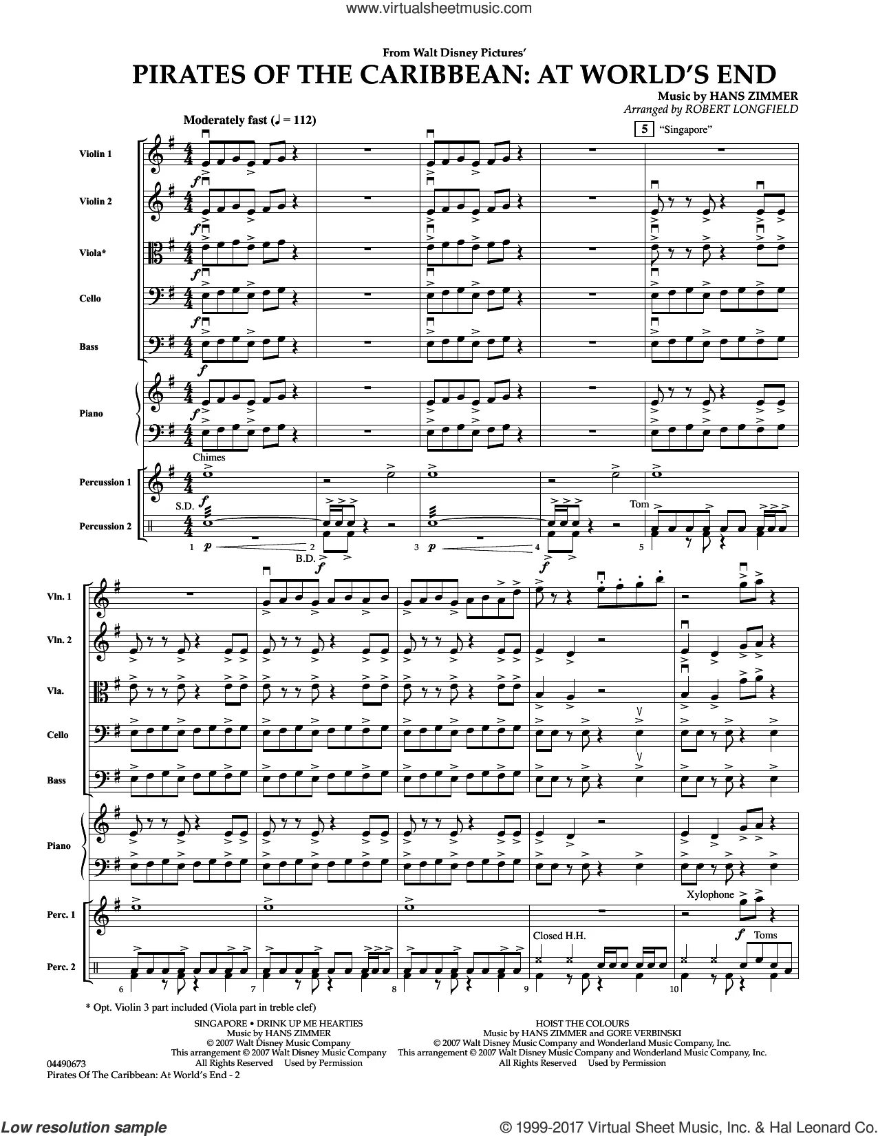 Пираты Карибского моря Ноты для оркестра. Hoist the Colours Ноты. Пираты Карибского моря Sheet Music. Hoist the Colours пираты Карибского моря.