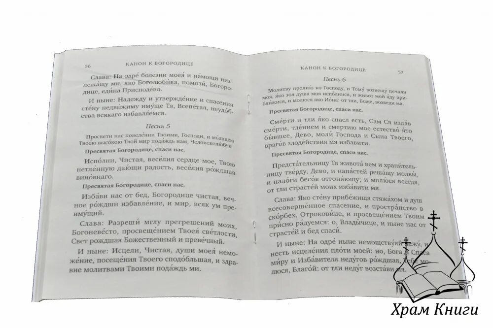 Канон богородице на церковно славянском