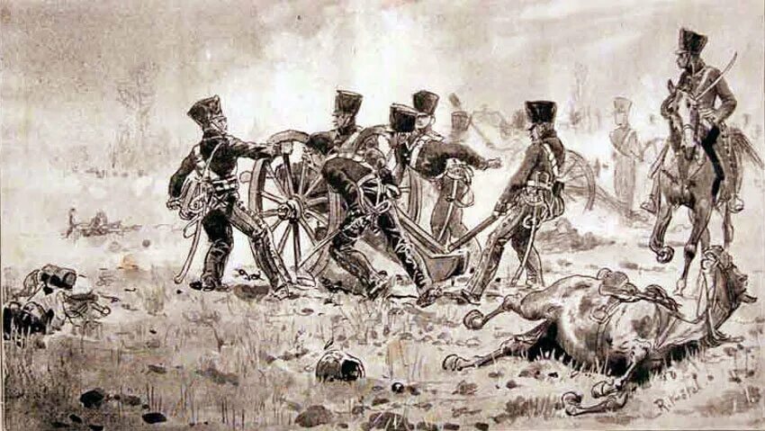 1807 сражение. Прусская артиллерия 1813. 1813 бой у вейсенфельса. рихард кнётель «сражение при крефельде».. прусская артиллерия 1815.