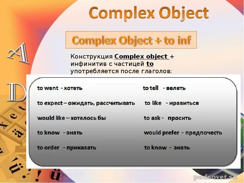 Notice complex object