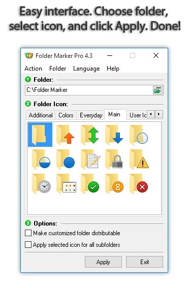 Логотип рисунок к программе folder Marker. Как установить folder Marker. Direct folders Pro. Folder ohcer Vertical for Windows icons.