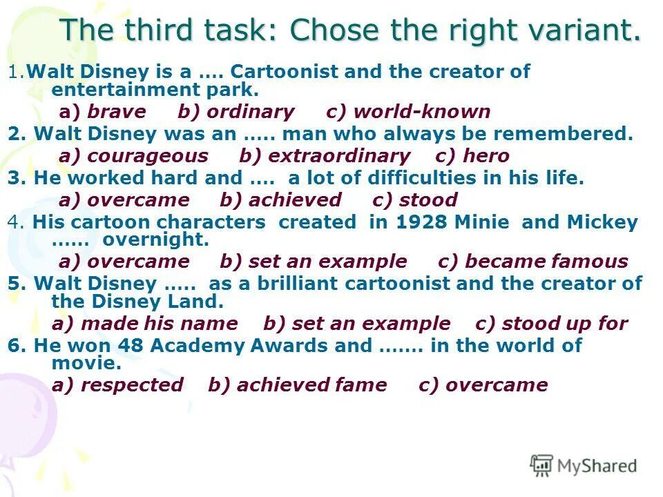 Lions are (clever, cleverer,the cleverest) than tigers. Task1 spell the words гдз. Lexical tasks. Choose the task to do. Choose the task to do.