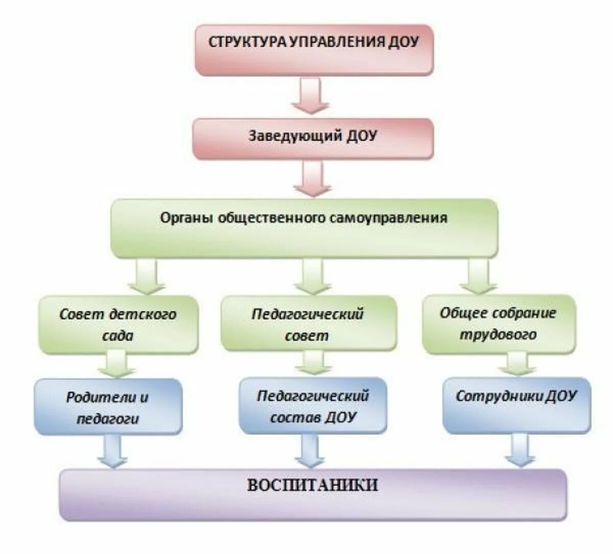 Органы управления дошкольным образованием. Схема управления ДОУ. Уровни управления дошкольным образованием. Порядок управления организацией.