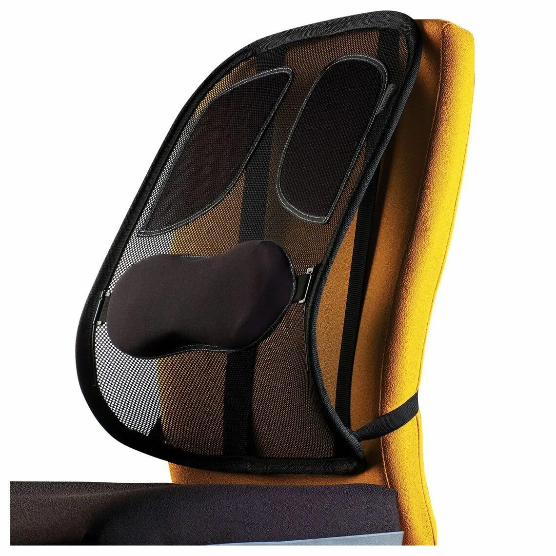 Подушка для кресла Fellowes FS-80264. Fellowes FS-80418. Ортопедическая накладка на стул. Стул с ортопедической спинкой.