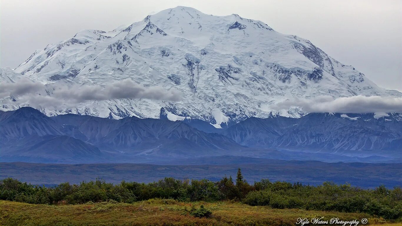 Аляска 10. Гора Мак Кинли. Гора Денали. Аляска. Анкоридж Аляска.