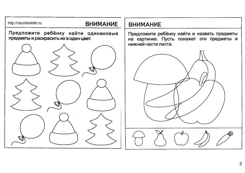 Найди одинакового размера