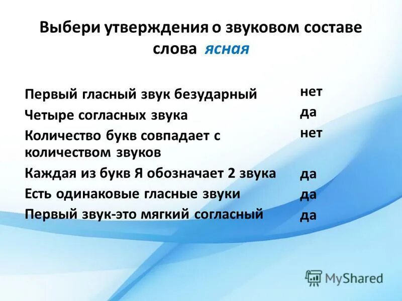 Ясные слова 2 класс. Утверждения о составе слова. Звуковой состав слова. Выбери утверждение. Выбери правильные утверждения о составе слова.