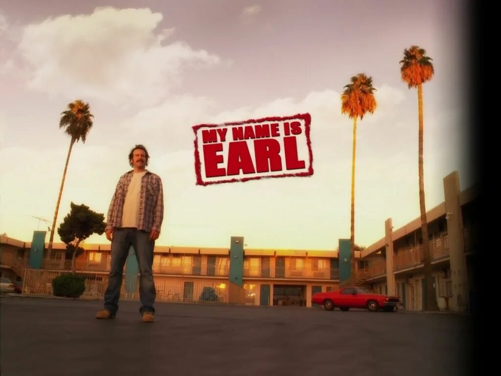 My name is coming. My name is earl. эрл из меня зовут эрл. меня зовут эрл сериал 2005–2009. кадр из сериала меня зовут эрл.