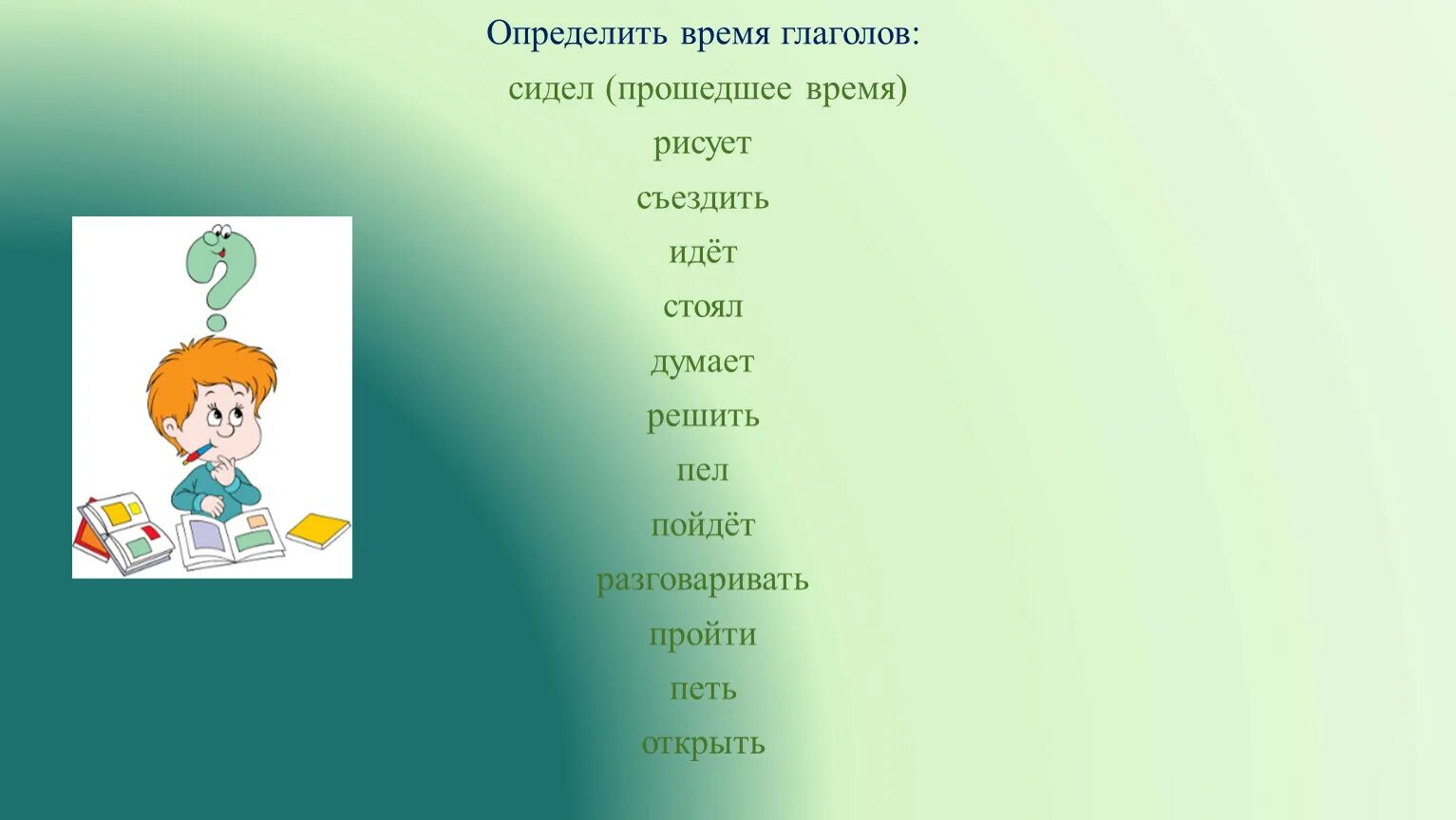 Глагол сидит. Петь прошедшее время. Сидит какое время глагола. Вид глагола.