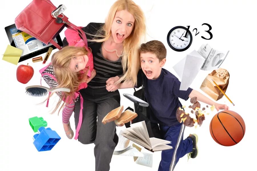 Занятые родители. Родители не спешите. Женщина все успевает. Успеть много дел. Родители не спешите.