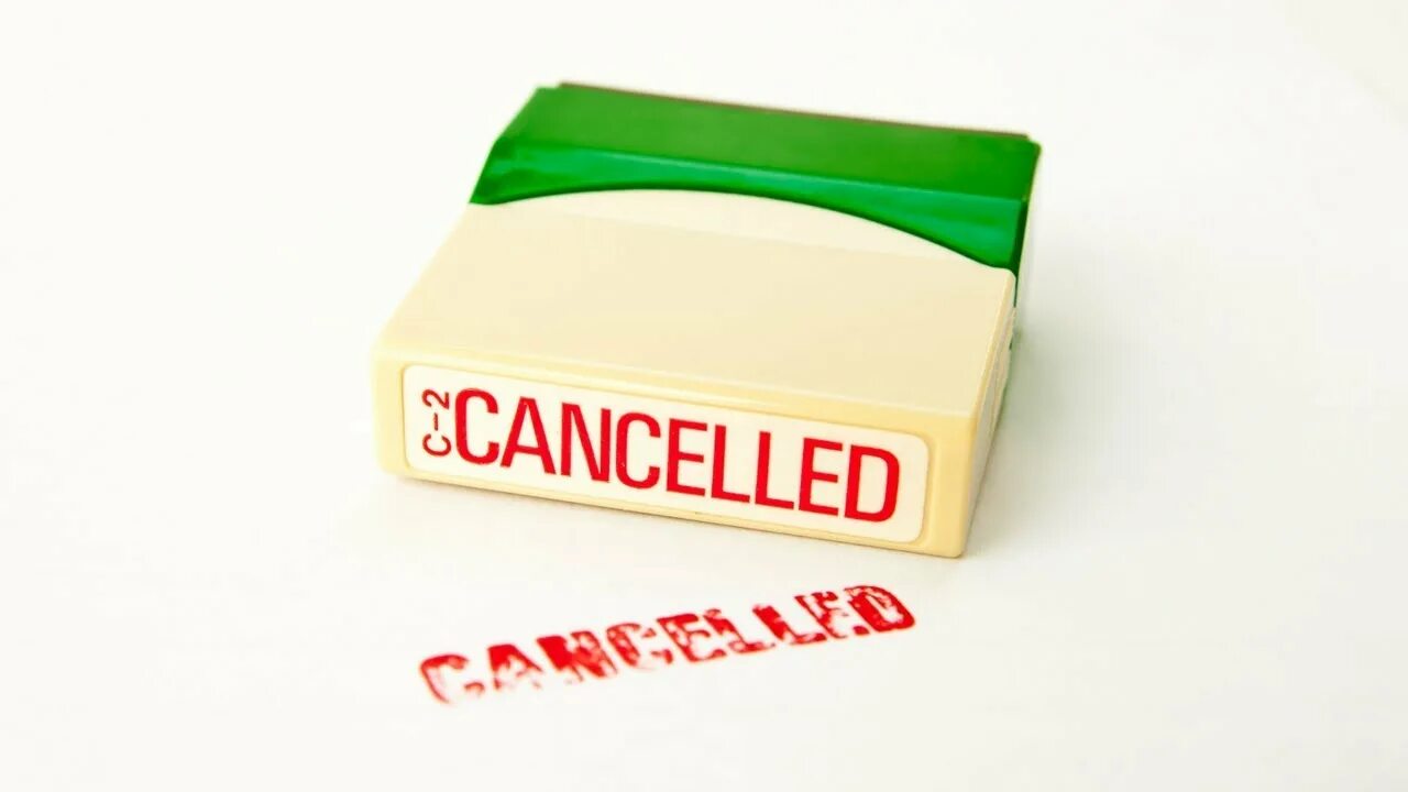 Begin canceling