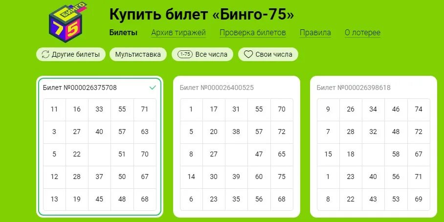 Проверить лотерейный билет 590 тираж. Лотерейные билеты Бинго 75. Лотерея русское лото Бинго 75. Лототрон лотереи Бинго 75. Бинго 75 билет.